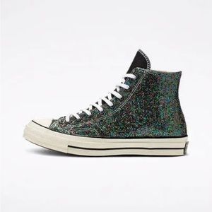 Converse JW Anderson 70 Hi Glitter Pack W/2diff Laces Sz M9 W11 w/dust bag
